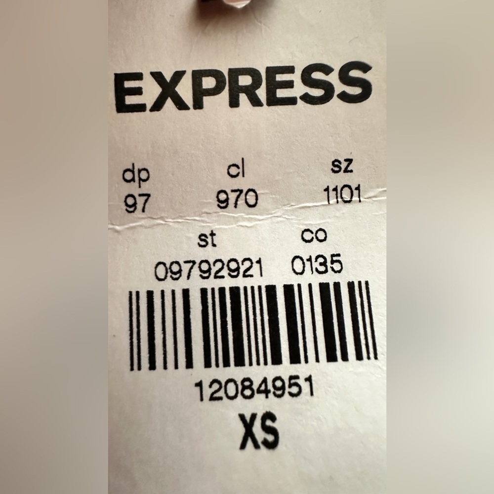 BRAND NEW | EXPRESS LONG SLEEVE SATIN BLOUSE - Picture 3 of 4